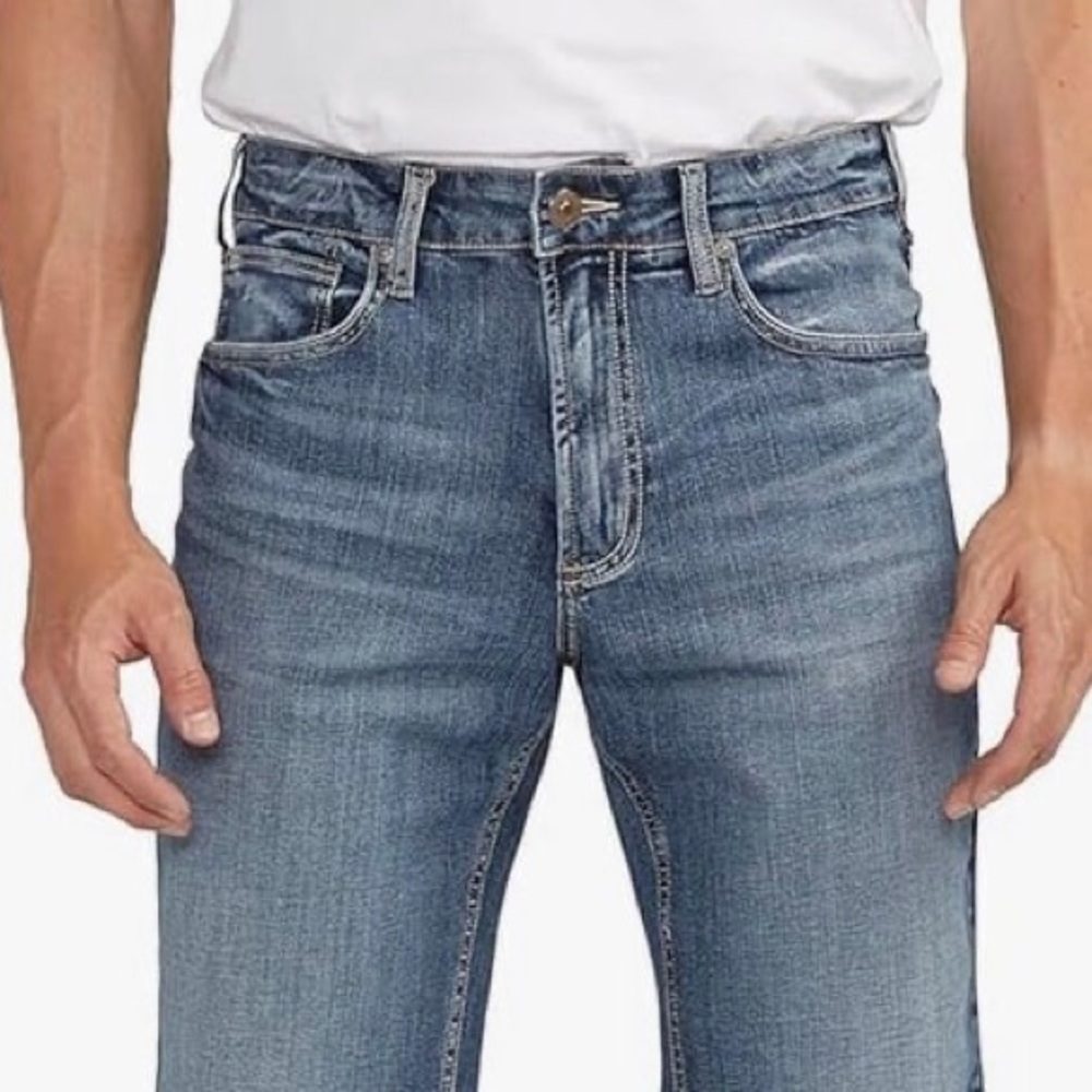 BULLHEAD Mens Ripped Hem Jeans Bermuda Shorts | 32